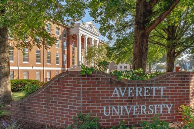 Averett University Campus sign